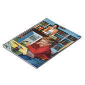 Kikker in de bibliotheek notitieboek (Linkerzijde)