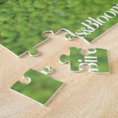 Kikker in groene algen legpuzzel (Zijkant)