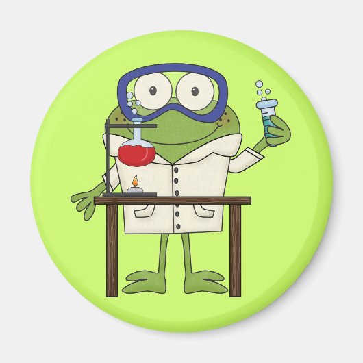Kikker in het Laboratorium van de Wetenschap Magneet (Voorkant)