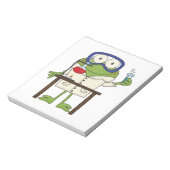 Kikker in het Laboratorium van de Wetenschap Notitieblok (Gedraaid)