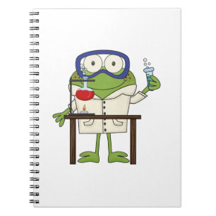 Kikker in het Laboratorium van de Wetenschap Notitieboek