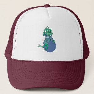 Kikker in Jeans, Birthday, Polka Dots Trucker Pet