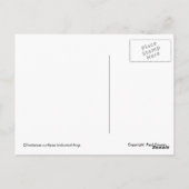 Kikker in Kerala, India Briefkaart (Achterkant)