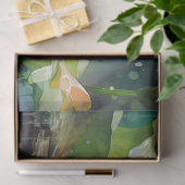 Kikker in Waterverf 4 Decoupage papier (Geschenk)