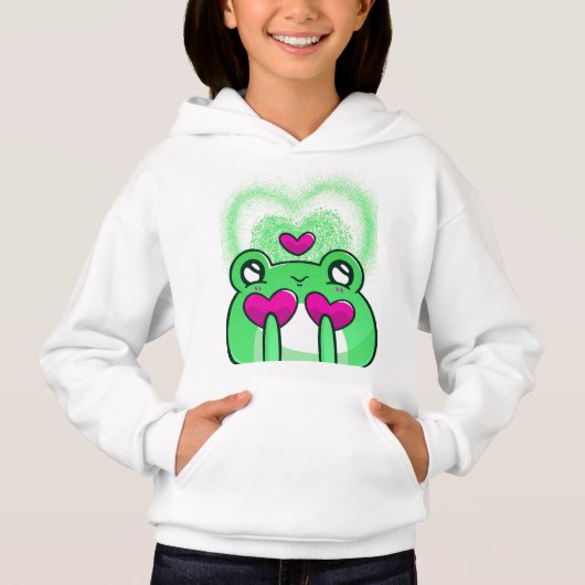 Kikker kawaii sweatshirt (Voorkant)