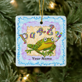 Kikker Keramisch Ornament