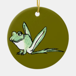 Kikker Keramisch Ornament