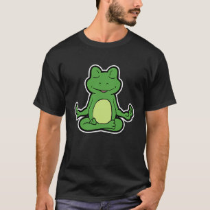 Kikker Kikker Kikkeri Yoga Dierpositie Vintage Fre T-shirt
