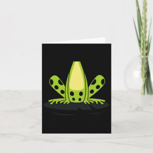 Kikker Kostuum Cute Easy Reptile Halloween Gift Kaart
