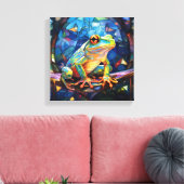 Kikker Kunst Canvas Kunst (Insitu (Woonkamer))