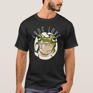 Kikker Liefde Pad Kikker Vanger Jager Amfibie Vang T-shirt