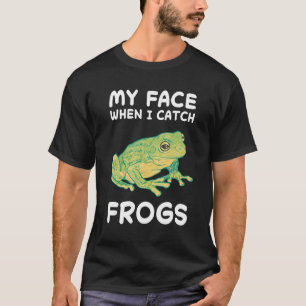 Kikker Liefde Pad Kikker Vanger Jager Amfibie Vang T-shirt