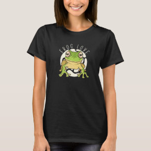 Kikker Liefde Pad Kikker Vanger Jager Amfibie Vang T-shirt