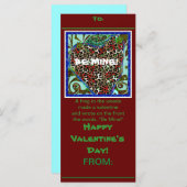 Kikker maakte deze Valentijn kaart (Voorkant / Achterkant)