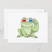 Kikker met Bril Briefkaart (Voorkant / Achterkant)