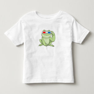 Kikker met bril kinder shirts
