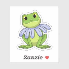 Kikker met Daisy Sticker