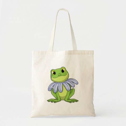 Kikker met Daisy Tote Bag (Voorkant)