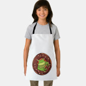 Kikker met Donut Schort (Insitu)