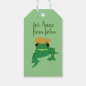 Kikker met haar cadeaulabel (Achterkant)