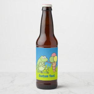 Kikker met Icecream Bier Etiket