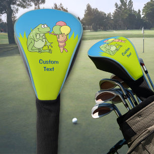 Kikker met Icecream Golfheadcover