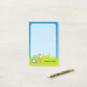 Kikker met Icecream Post-it® Notes (Op bureau)