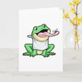 Kikker met Kever Kaart (Gele Bloem)