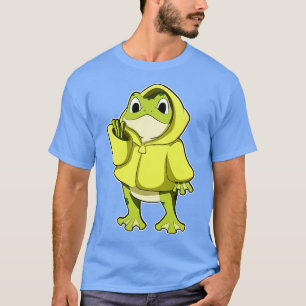 Kikker met regenjas t-shirt
