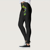 Kikker met rode, verven bomen leggings (Links)