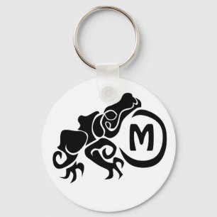 Kikker met schroothoop sleutelhanger