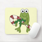 Kikker met snoepsuikerriet, T-shirts en cadeaus Muismat (Met muis)