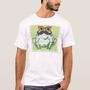 Kikker met snor en visbril van Artgeïnspireerd T-shirt