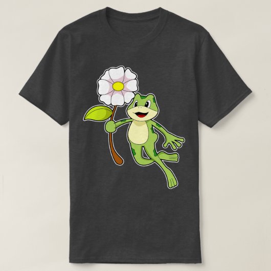 Kikker met ventilator t-shirt (Design voorkant)