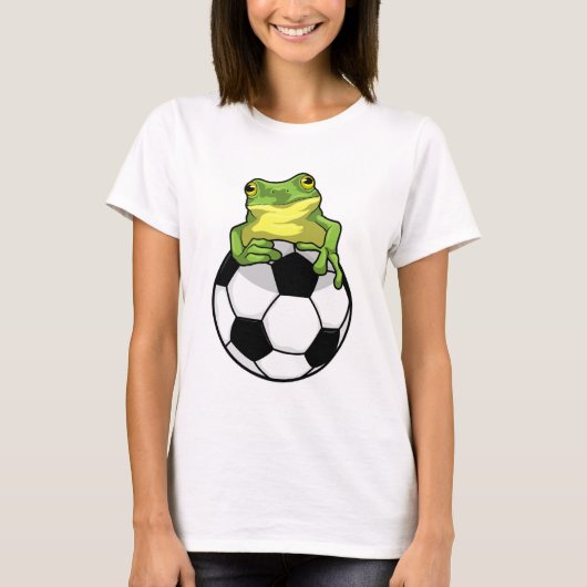 Kikker met Voetbal T-shirt (Voorkant)