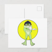 Kikker met zwembril briefkaart (Voorkant / Achterkant)