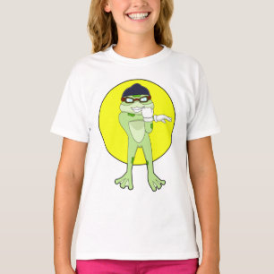 Kikker met zwembril t-shirt