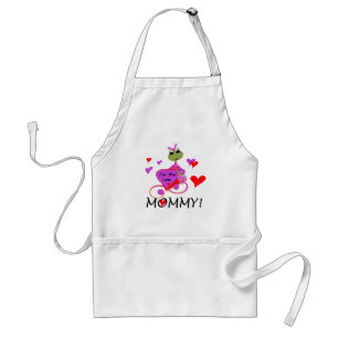 Kikker nieuwe mammie T-shirts en cadeautjes Standaard Schort