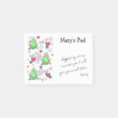 Kikker (noot) post-it® notes (Voorkant)