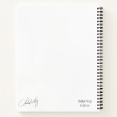 Kikker Notitieboek Huntleys Plaats (Achterkant)