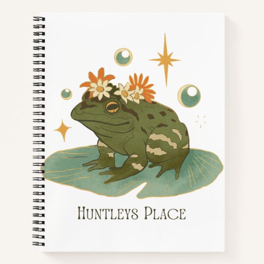Kikker Notitieboek Huntleys Plaats (Voorkant)