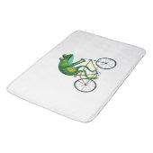 Kikker op fiets badmat (Gekanteld)