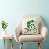 Kikker op fiets kussen (Stoel)