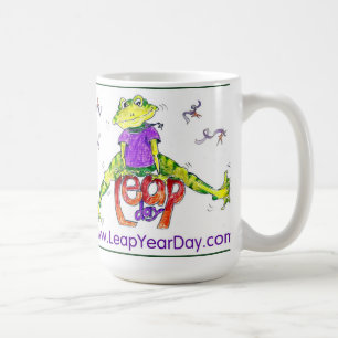 Kikker op lepdag koffiemok