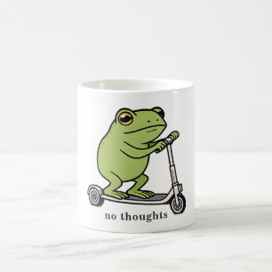 Kikker op scooter grappig meme t-shirt koffiemok