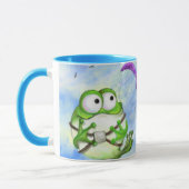 Kikker Paraglider Funny Mug Mok (Links)