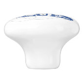 Kikker Pond Blues Keramische Knop (Zijkant)