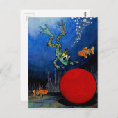 Kikker Prince Briefkaart (Voorkant / Achterkant)