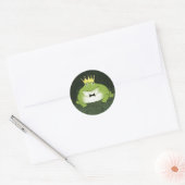 Kikker Prince | Fairy Tale Wedding Ronde Sticker (Envelop)