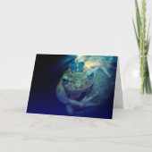 Kikker Prince Feestdagen Kaart (Voorkant)